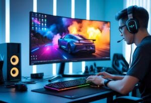 Read more about the article Sådan vælger du den perfekte gaming skærm til din stationære gamer-pc